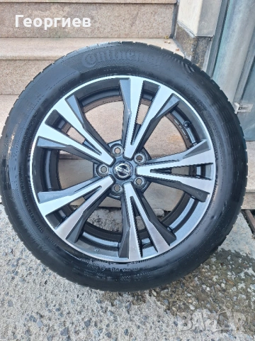 Алуминиеви джанти с гуми Nissan Qashqai , снимка 4 - Гуми и джанти - 54903509