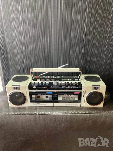 SANYO M-W24K VINTAGE RETRO BOOMBOX радио касетофон, снимка 9 - Радиокасетофони, транзистори - 55499373