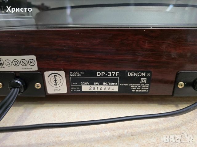 🎶🔊 Denon DP-37F 🔊🎶, снимка 9 - Грамофони - 54644159