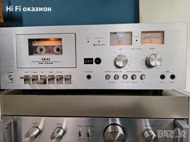 Касетен дек AKAI CS-705D, снимка 2 - Декове - 54700994
