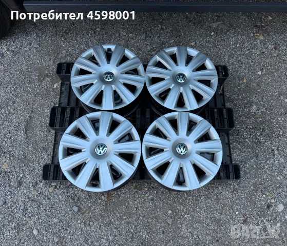 4бр.СТРУКТУРНИ Джанти 16цола 5x112 ET50+ТАСОВЕ за Vw,Skoda,Seat,Audi
