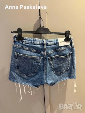 Къси дънкови панталонки Calvin Klein, снимка 2 - Къси панталони и бермуди - 55366596