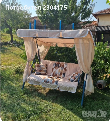 Комплект тапицерия за градинска люлка тройка - основни елементи -59€