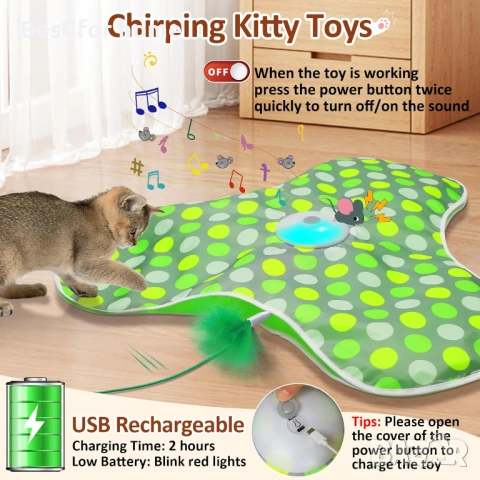 Интерактивна играчка за котки Sofolor, снимка 5 - Други стоки за животни - 54682317