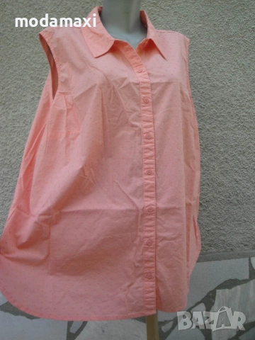 4XL Нова памучна риза Lee , снимка 4 - Ризи - 55270240