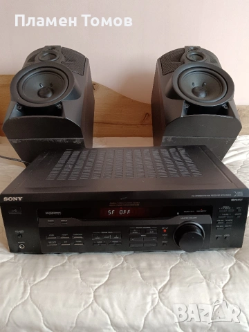 Продавам ресийвър и тонколони SONY.