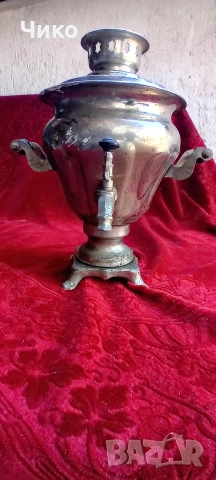 Руски самовар за чай, снимка 7 - Антикварни и старинни предмети - 54600674