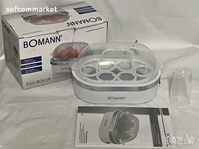Яйцеварка Bomann EK 5022 CB (до 6 яйца) – с гаранция, снимка 2 - Други - 55465779