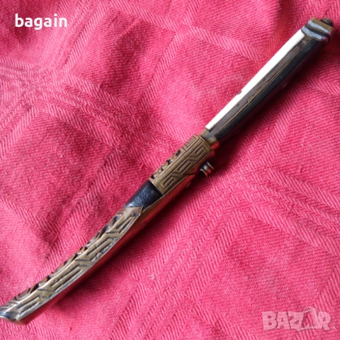 Нож, кама, ятаган, Тибет., снимка 4 - Антикварни и старинни предмети - 54349325