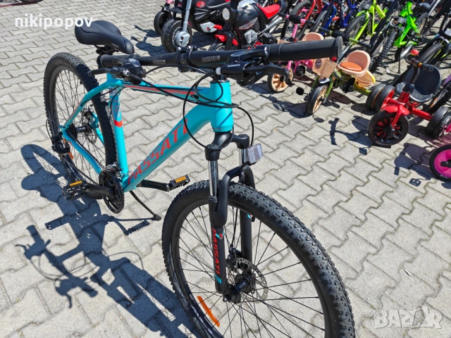 BG Алуминиев велосипед 27.5" EGBERT син, снимка 4 - Велосипеди - 54335033