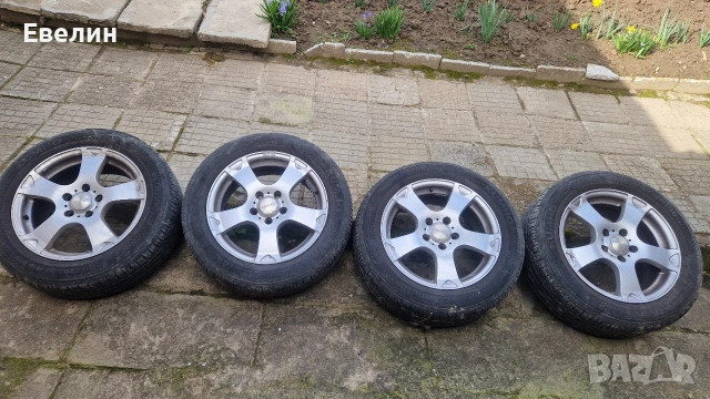 летни гуми с алуминиеви джанти от VW Touran