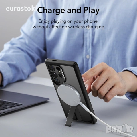ESR Flickstand Boost HaloLock MagSafe Case - хибриден кейс с висока степен на защита с MagSafe , снимка 5 - Калъфи, кейсове - 54491563
