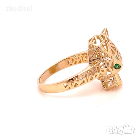 Златен дамски пръстен Cartier 4,53гр. размер:62 14кр. проба:585 модел:37787-1, снимка 2 - Пръстени - 54765446