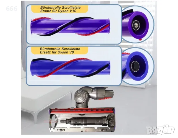 Резервна четка за Dyson V10, снимка 4 - Друга електроника - 55439496