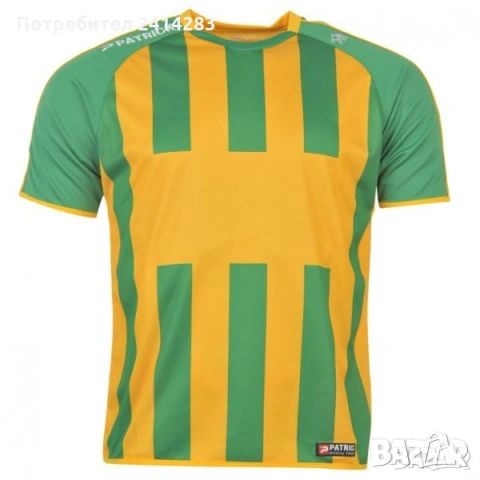 Оригинален футболен комплект екип Patrick Green/Yellow S, снимка 2 - Спортни дрехи, екипи - 54626413
