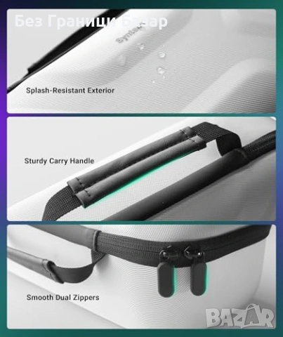 Нов Преносим твърд защитен кейс калъф за Xbox Ally X с голямо отделение поставка, снимка 5 - Аксесоари - 54101233