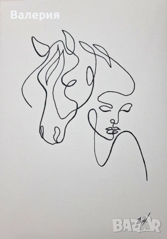 Минималистични рисунки, снимка 9 - Картини - 54072174