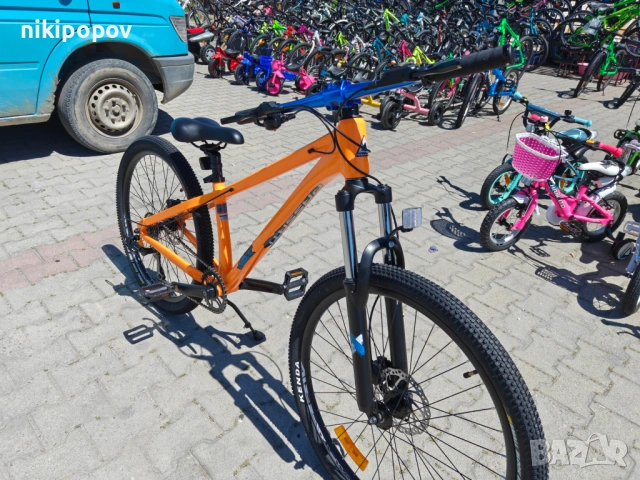 BG Алуминиев велосипед 26" JUMP hdb оранж, снимка 4 - Велосипеди - 54862592