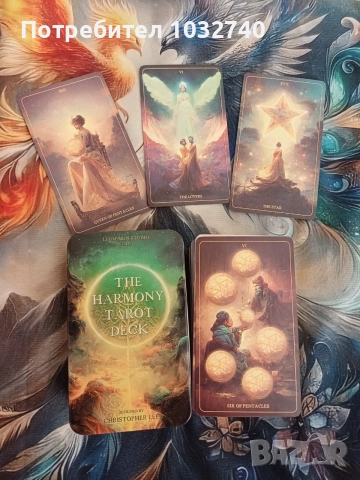 Таро колоди в отлично състояние! Pre-Raphaelite Tarot, Волшебное Зеркало, Таро на Магьосниците..., снимка 8 - Карти за игра - 55500272