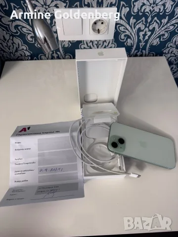 iPhone 15 128 GB Green с гаранция, снимка 2 - Apple iPhone - 55364766