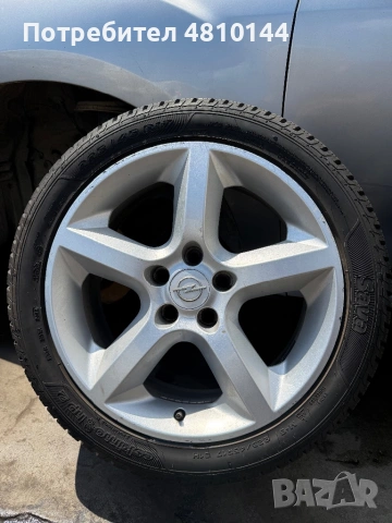 Продавам оригинални 17” джанти от Opel Astra H с гуми 225/45 R17 DOT 2022, снимка 4 - Гуми и джанти - 54683410