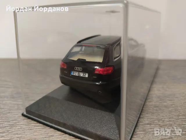 1:43 Ауди А6 С6 avant Phantom Black,Миничампс, снимка 4 - Колекции - 55509781