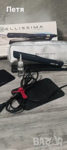 Преса за коса Imetec Bellissima Steam Elixir R9501 Керамика Черна, снимка 6 - Преси за коса - 55654153