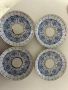 Съветски чинии ЛФЗ 4 броя с позлата , снимка 2