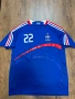 Мъжка футболна тениска France x RIBERY #22 домакиска 2006/07 scoreDrow Shirt , XL размер РЕП., снимка 1