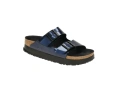 Сандали / чехли Birkenstock Arizona Papillio Flex Platform, сини лачени, тесни номер 39 , снимка 2