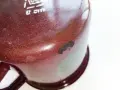 Старо  емайлирано канче, снимка 6
