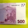 500 евро банкнота за колекция (AU-UNS) състояние, снимка 8