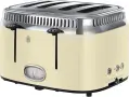 Тостер Russell Hobbs Retro, крем, 4 филии, широки отвори, променливо изпичане , снимка 2
