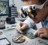 Увеличителните очила за глава с LED осветление и сменяеми лещи, снимка 8