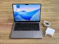 MacBook Pro 14`M1 Pro/10 CPU/16 GPU/1000GB SSD/16GB RAM/Батерия 83%, снимка 1