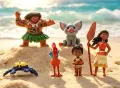 6 бр Смелата Ваяна и приятели играчки Moana PVC сет фигурки играчки топери за торта украса играчка, снимка 1