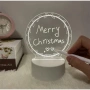 3D LED нощна лампа - табло за съобщения, снимка 5