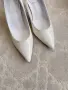 Christian Louboutin Kate 85 Patent Pumps – White, снимка 7
