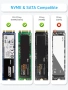 Чисто нова външна кутия Beikell за M.2 NVMe и SATA SSD диск – без инструменти, 10Gbps  , снимка 2