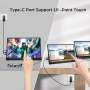 Преносим монитор с тъчскрийн 14-инчов HDR 1080P IPS екран, снимка 7