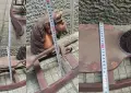 Старо дървено конче играчка люлка - антика, снимка 6
