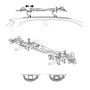 Скоби за багажник Thule ProRide 591/598 – парт номер 8895, снимка 4