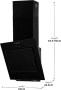 Ъглов абсорбатор/аспиратор/ширм Russell Hobbs 60 cm, снимка 1