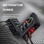 2-канален USB аудио интерфейс XLR 48V фантомно захранване за запис и стрийминг – Мини, снимка 7