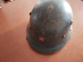 Воена българска каска М36 от войната , снимка 2