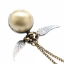 Джобен часовник Harry Potter Golden Snitch Quidditch с верижка – Неръждаема стомана 10168, снимка 6