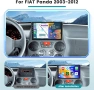 Андроид Мултимеди за Fiat Panda, Навигация, Carplay Android Auto, Фиат Панда, радип, плеър 2003-2012, снимка 10