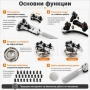 Професионална отварачка за часовници часовникарски инструмент за отваряне за смяна на батерия ремонт, снимка 2