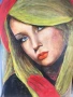 Момиче с червена барета, снимка 1