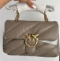 Чанта Pinko love classic puff grey, снимка 8